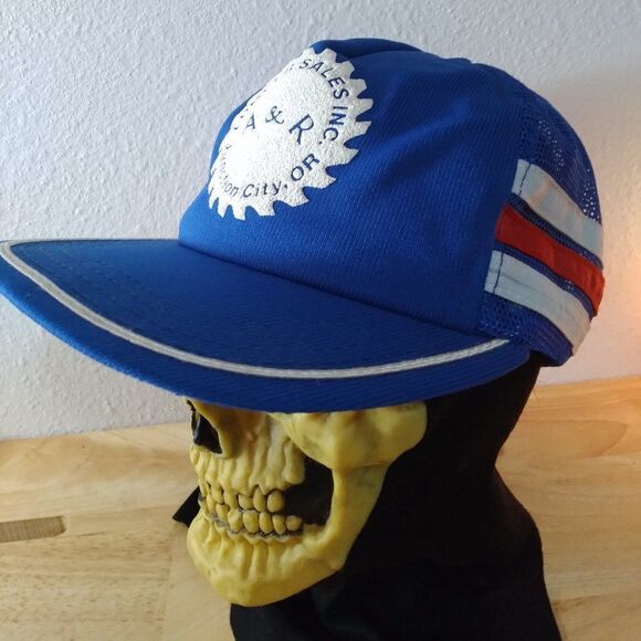 Vintage Other - Deadstock Vintage A&R Lumber Sales 3 Stripe Trucker Hat